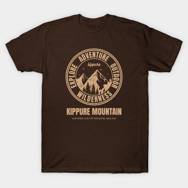 Ireland Hiking, Kippure Mountain Hike T-Shirt by Eire